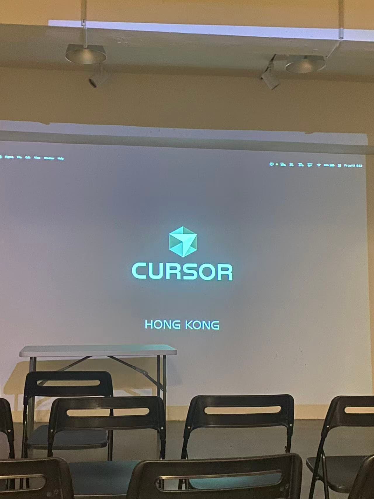 Cursor Hong Kong meetup opening slide